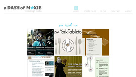 A Dash of Moxie | Web Design