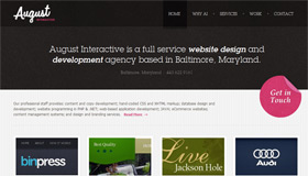 August Interactive | Web Design