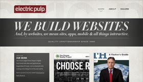 Electric Pulp | Web Design