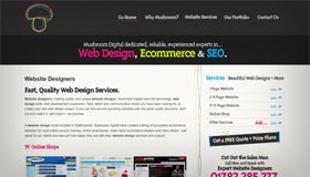 Mushroom Digital | Web Design