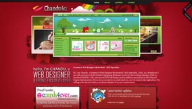 Chandu4u | Web Designer *Redesign*