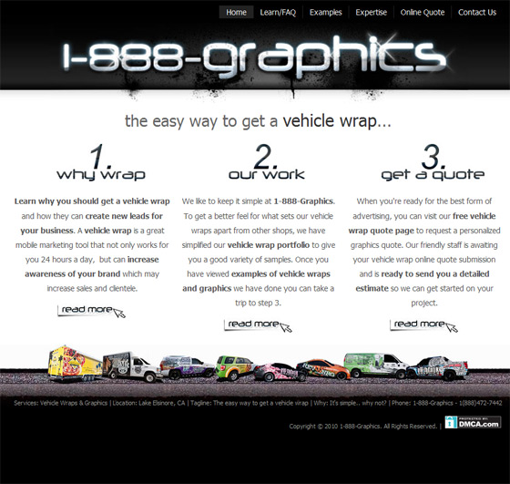 1-888-Graphics | Vehicle Wraps