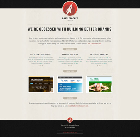 Bottlerocket  Creative | Web Design