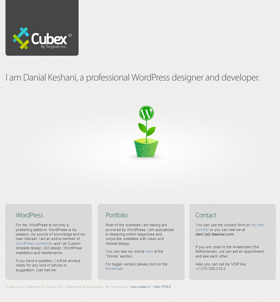Cubex | WordPress Design