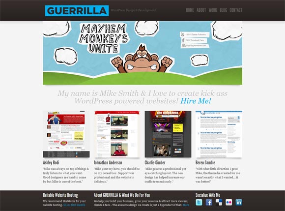 Guerrilla | Web Design