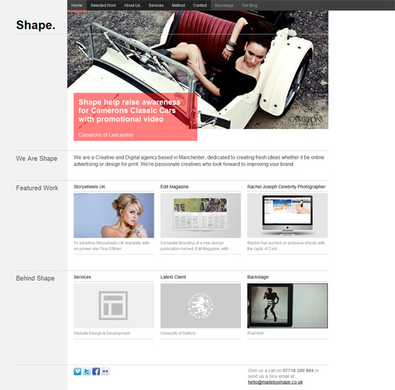 Shape | Web Design
