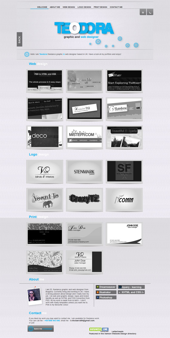 TEODORA Web & Graphic Design