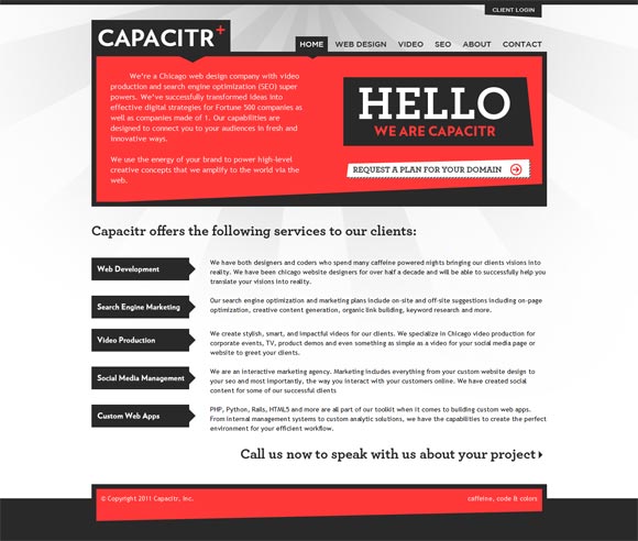 Capacitr | Web Design