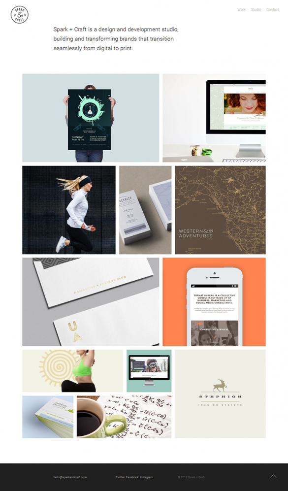Spark and Craft Studio - Folio Focus
