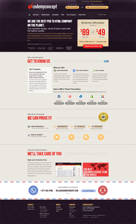 CodeMyConcept | Psd to Xhtml - Folio Focus