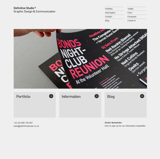 Definitive Studio | Graphic Design - Folio Focus