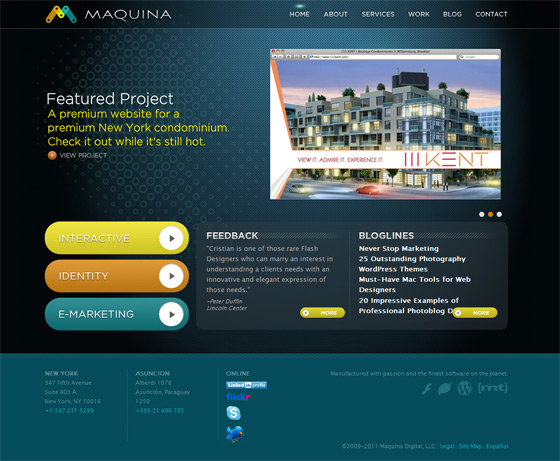 Maquina Studio | Web Design - Folio Focus